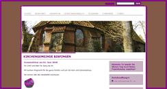 Desktop Screenshot of kirche-bispingen.de